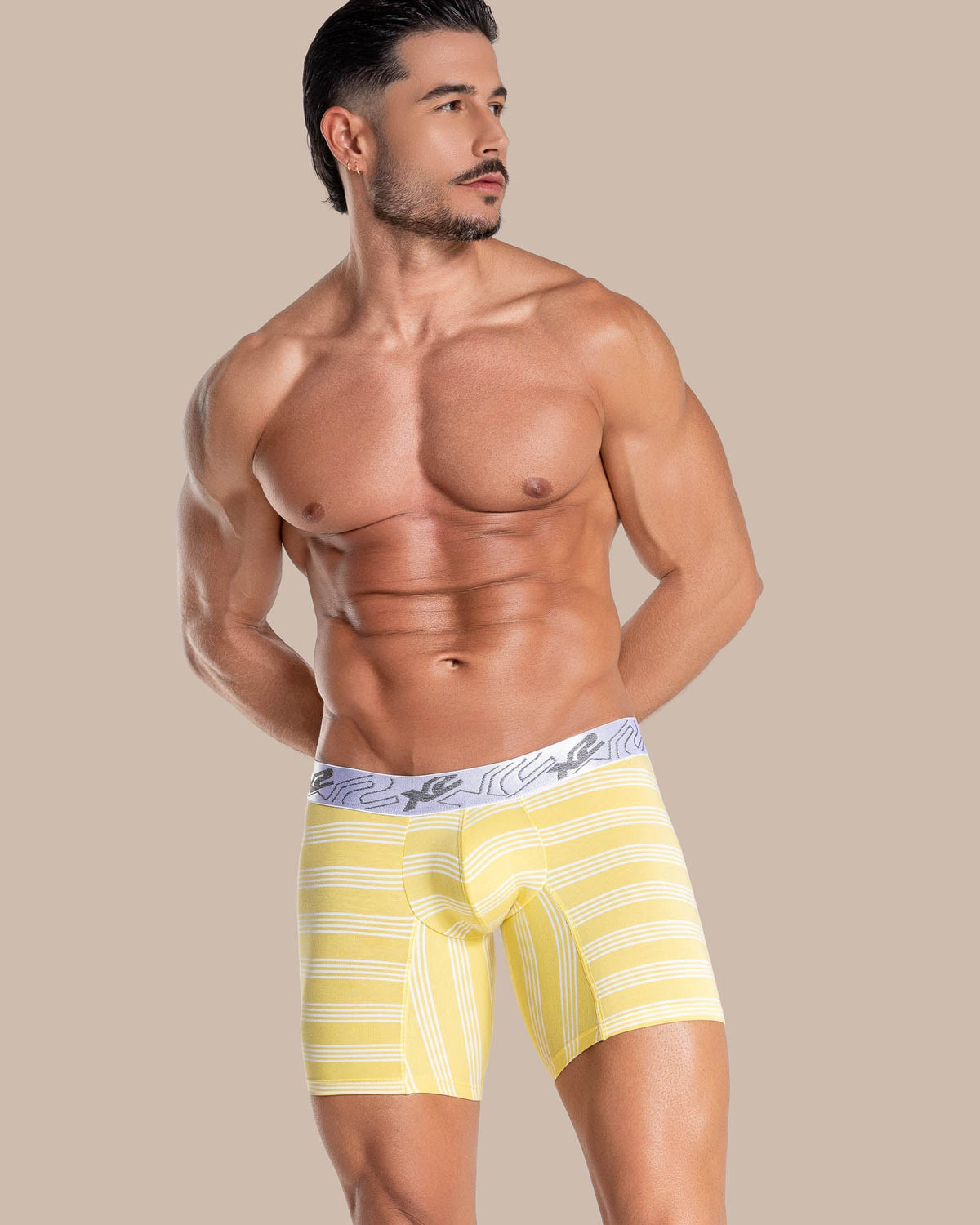 Medium Boxer Cotton Stripes X2