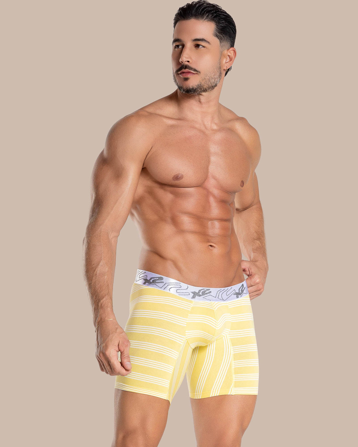 Medium Boxer Cotton Stripes X2