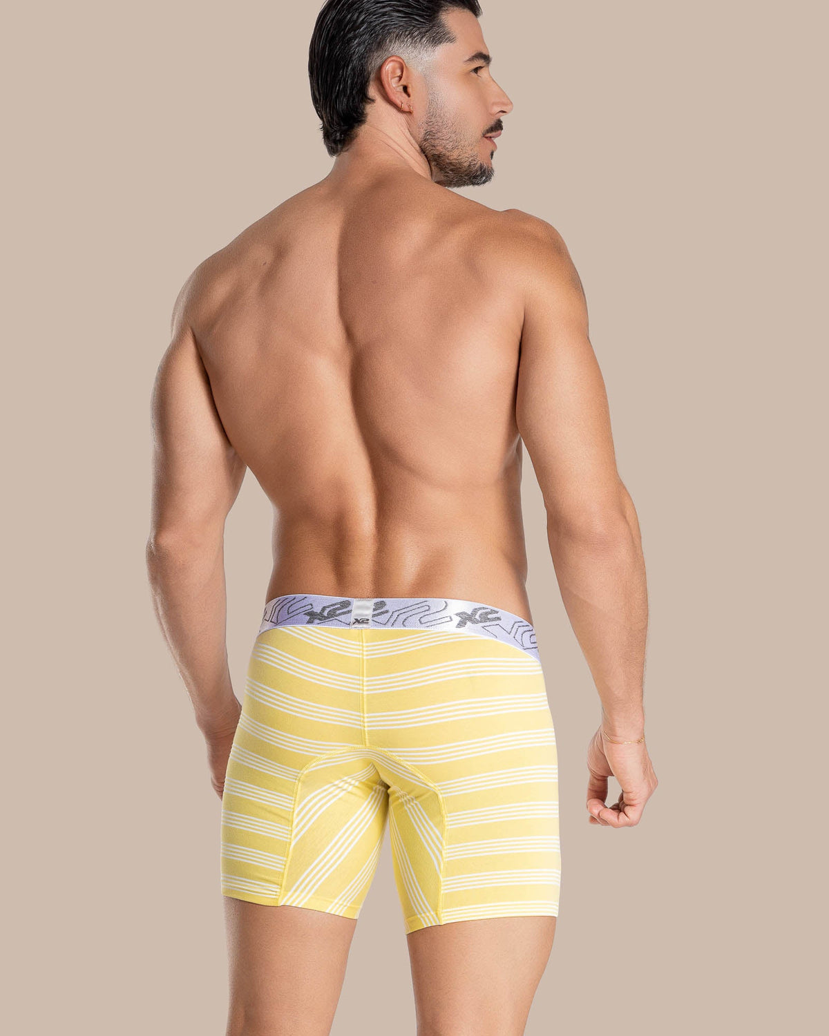 Medium Boxer Cotton Stripes X2