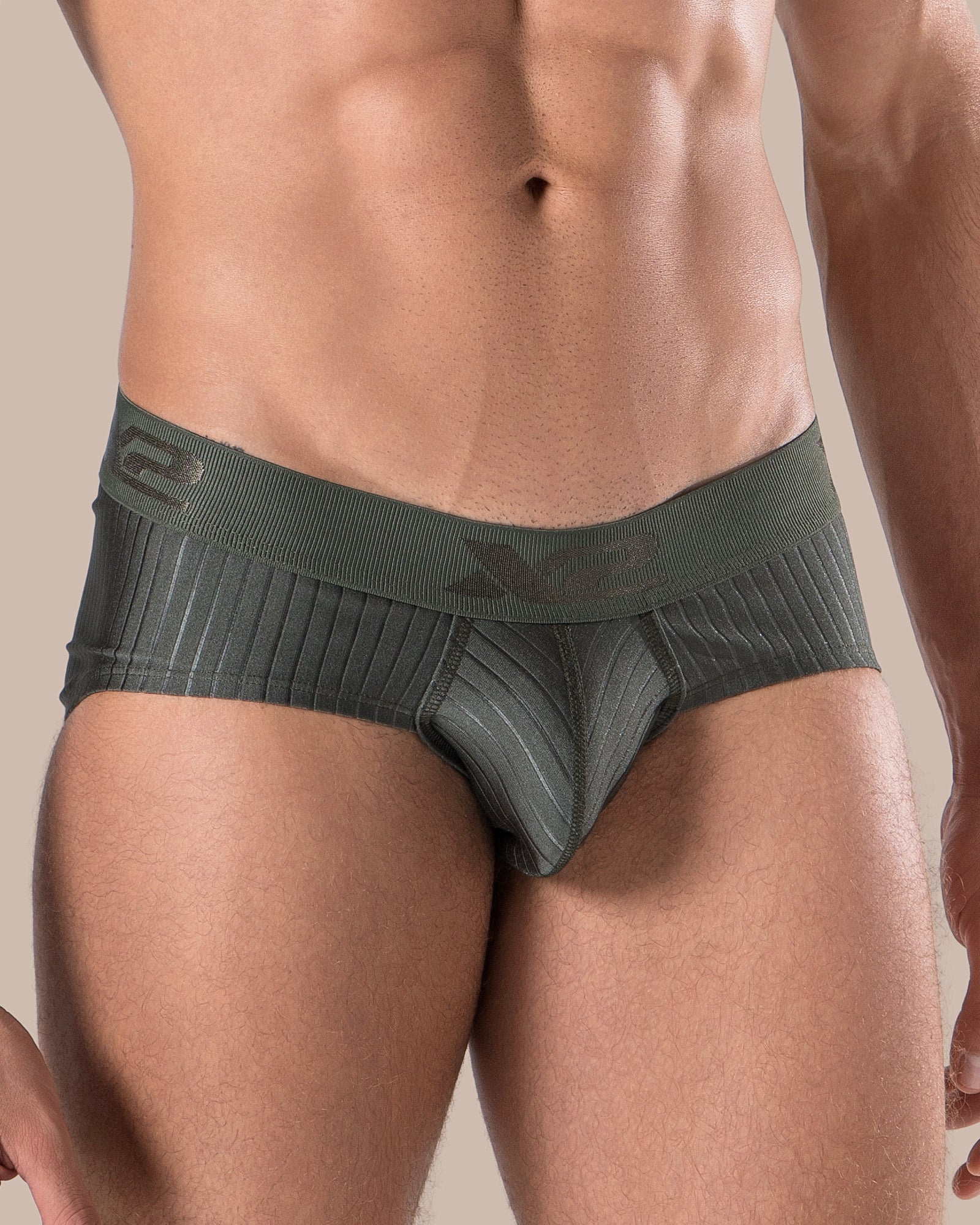 Brief Magnus Nylon Verde X2