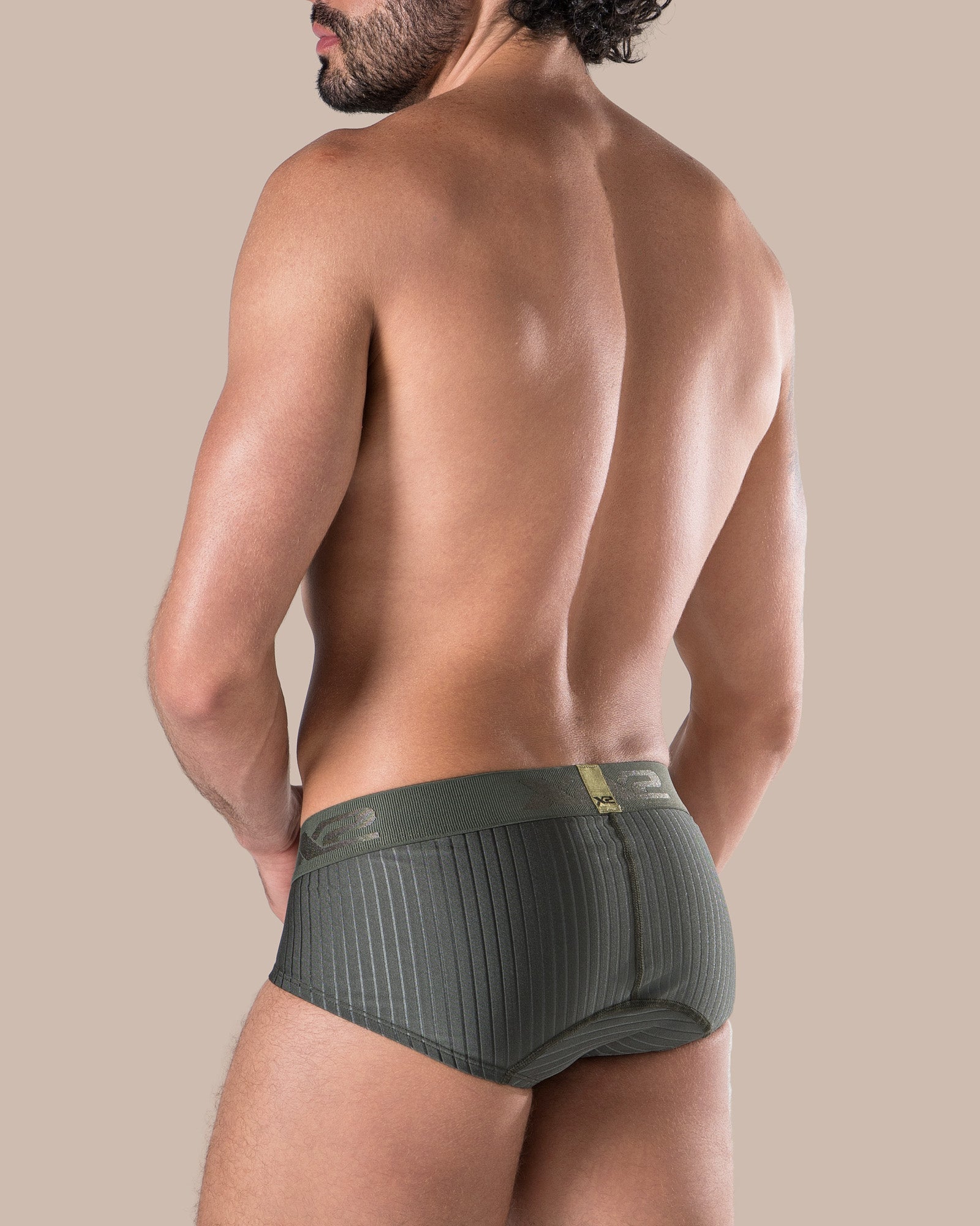 Brief Magnus Nylon Green X2