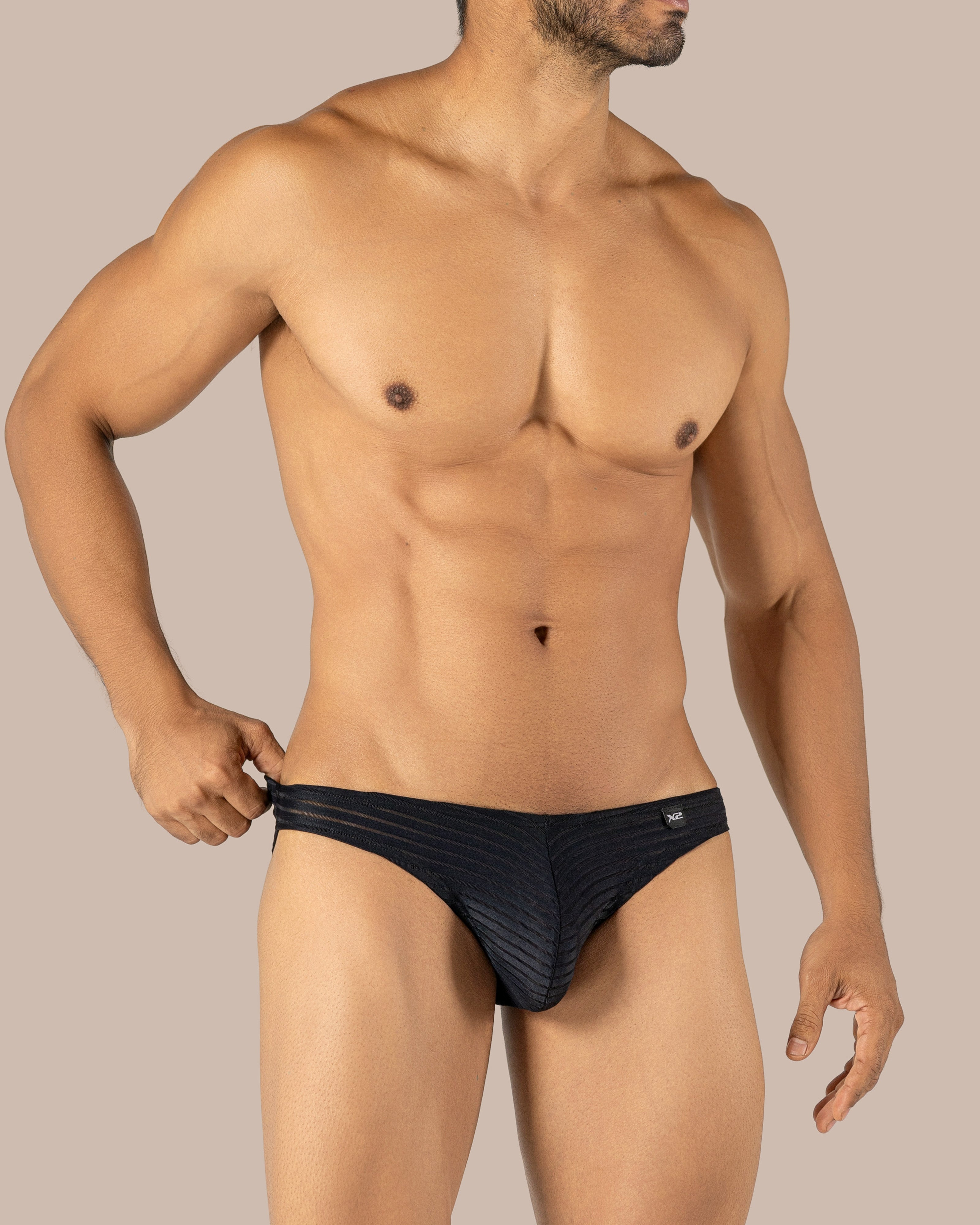 Bikini Colpo Nylon Negro X2