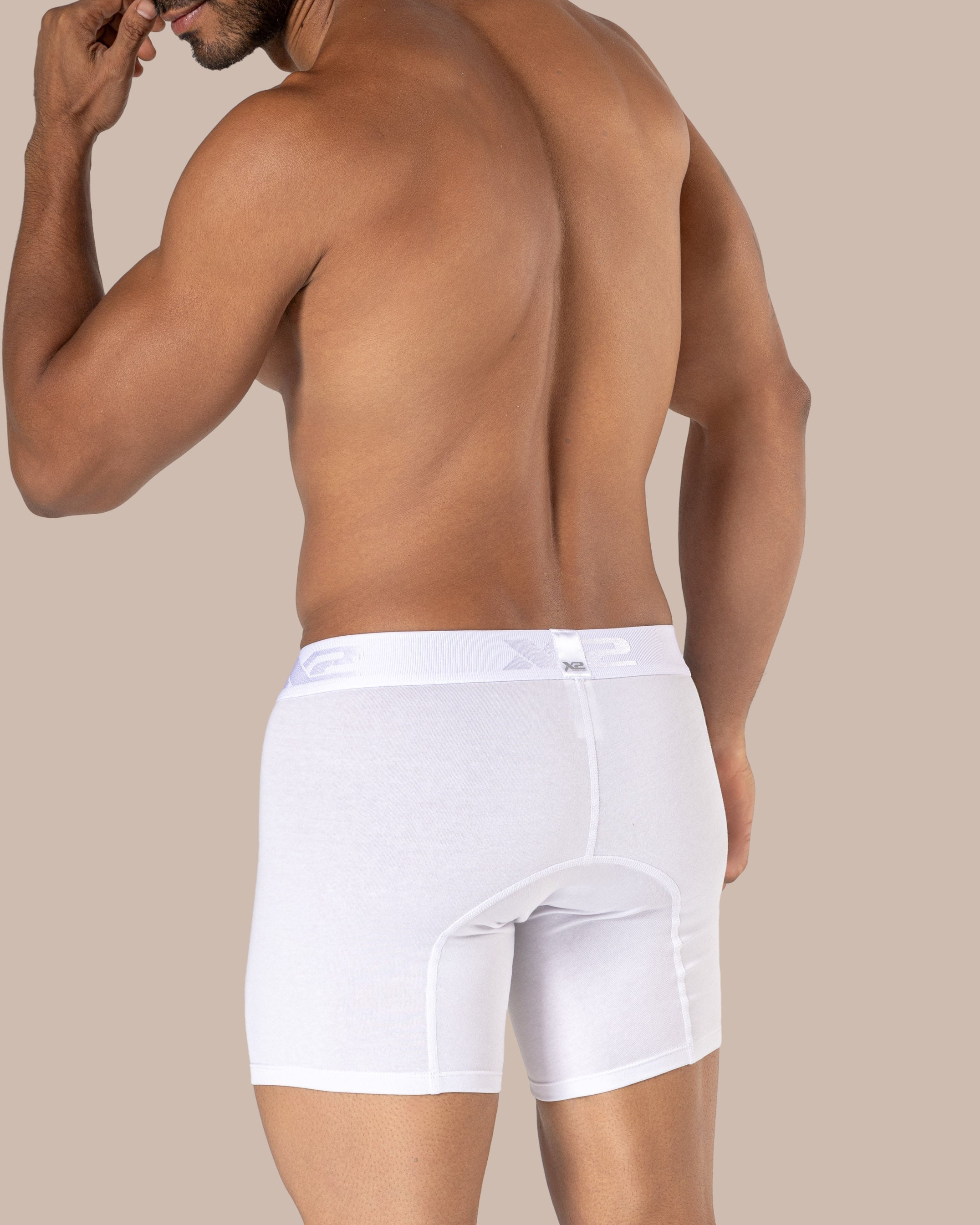 Medium Boxer Brief Cotton Torino White