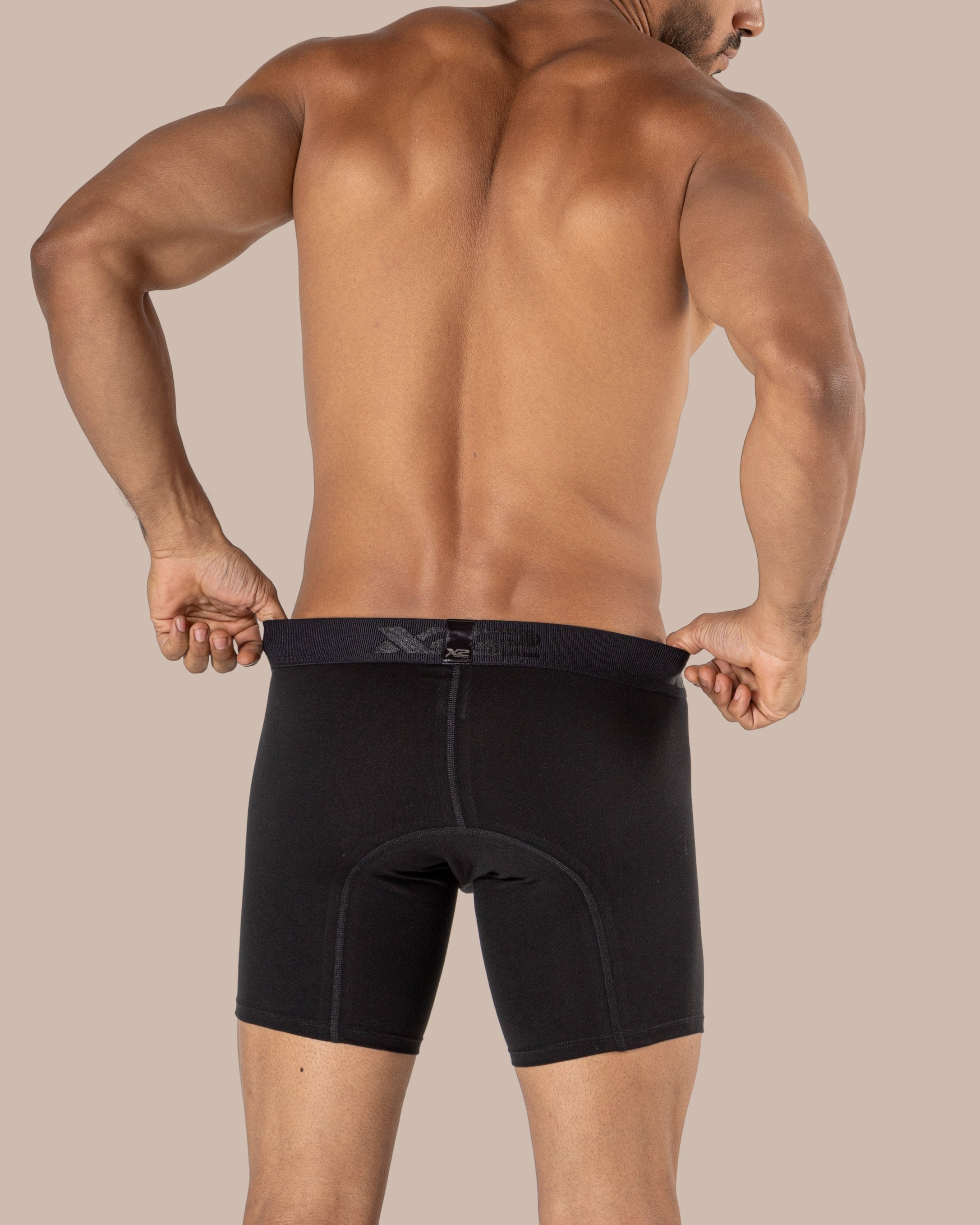 Medium Boxer Brief Cotton Torino Black
