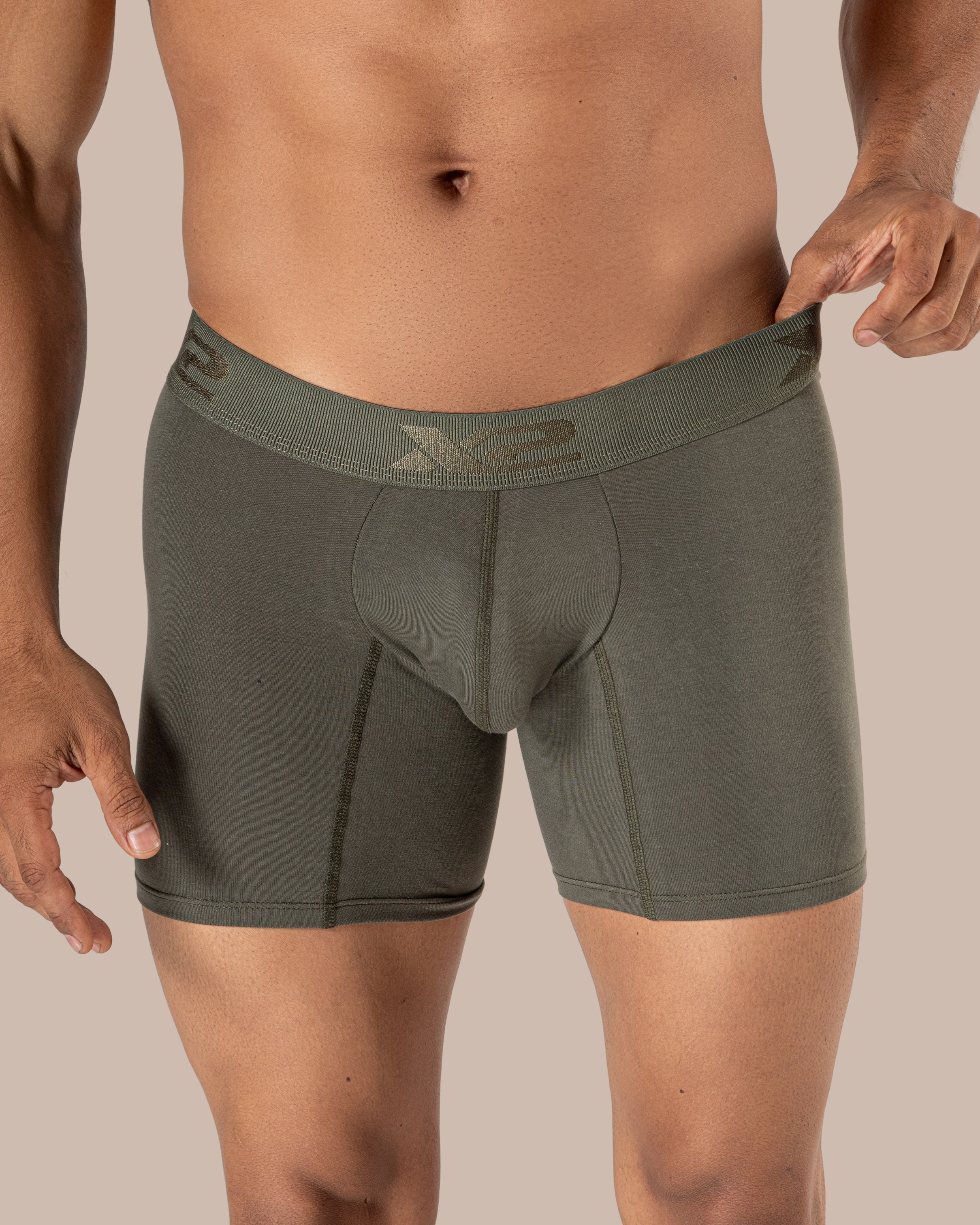 Medium Boxer Brief Torino Cotton Green