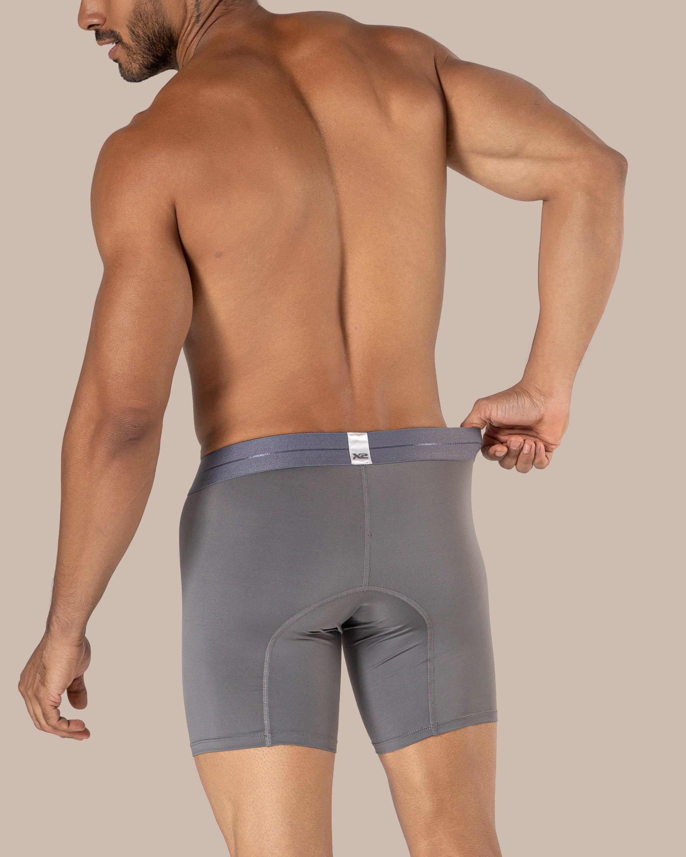 Medium Boxer Brief Monumental Nylon Grey