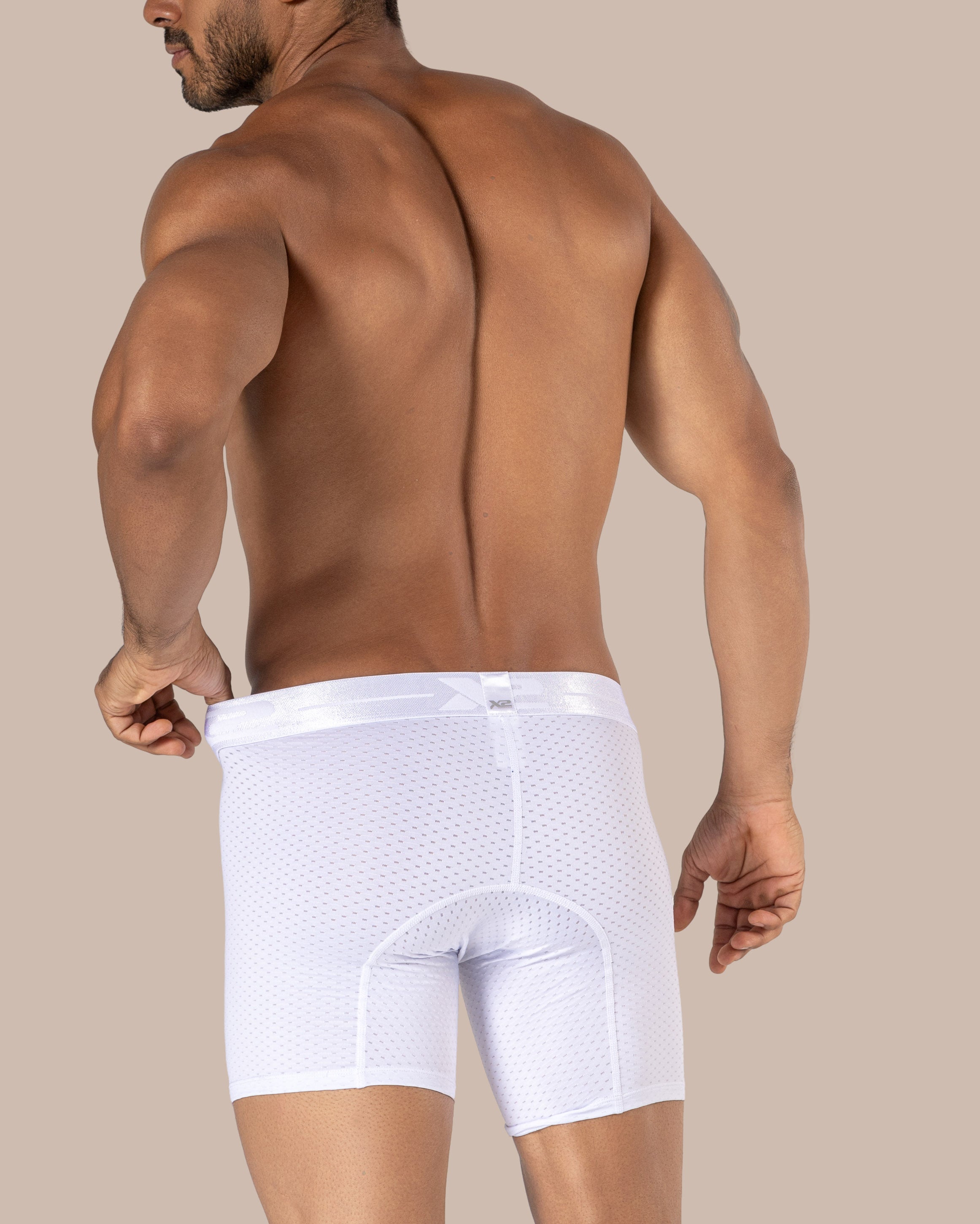 Medium Boxer Brief Gallardini Nylon White