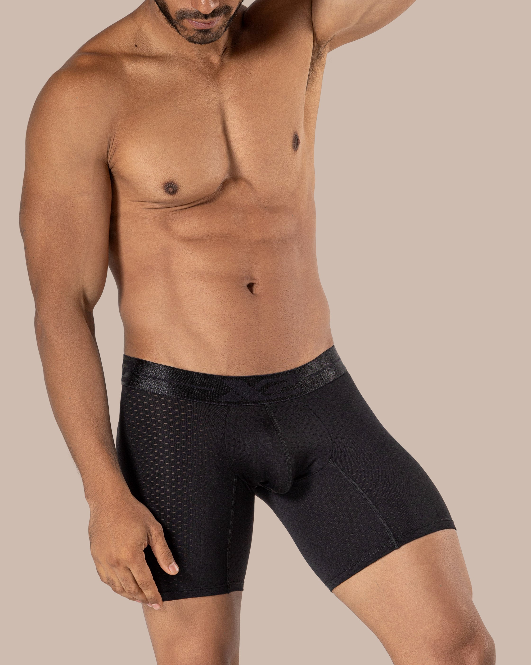 Medium Boxer Brief Gallardini Nylon Black