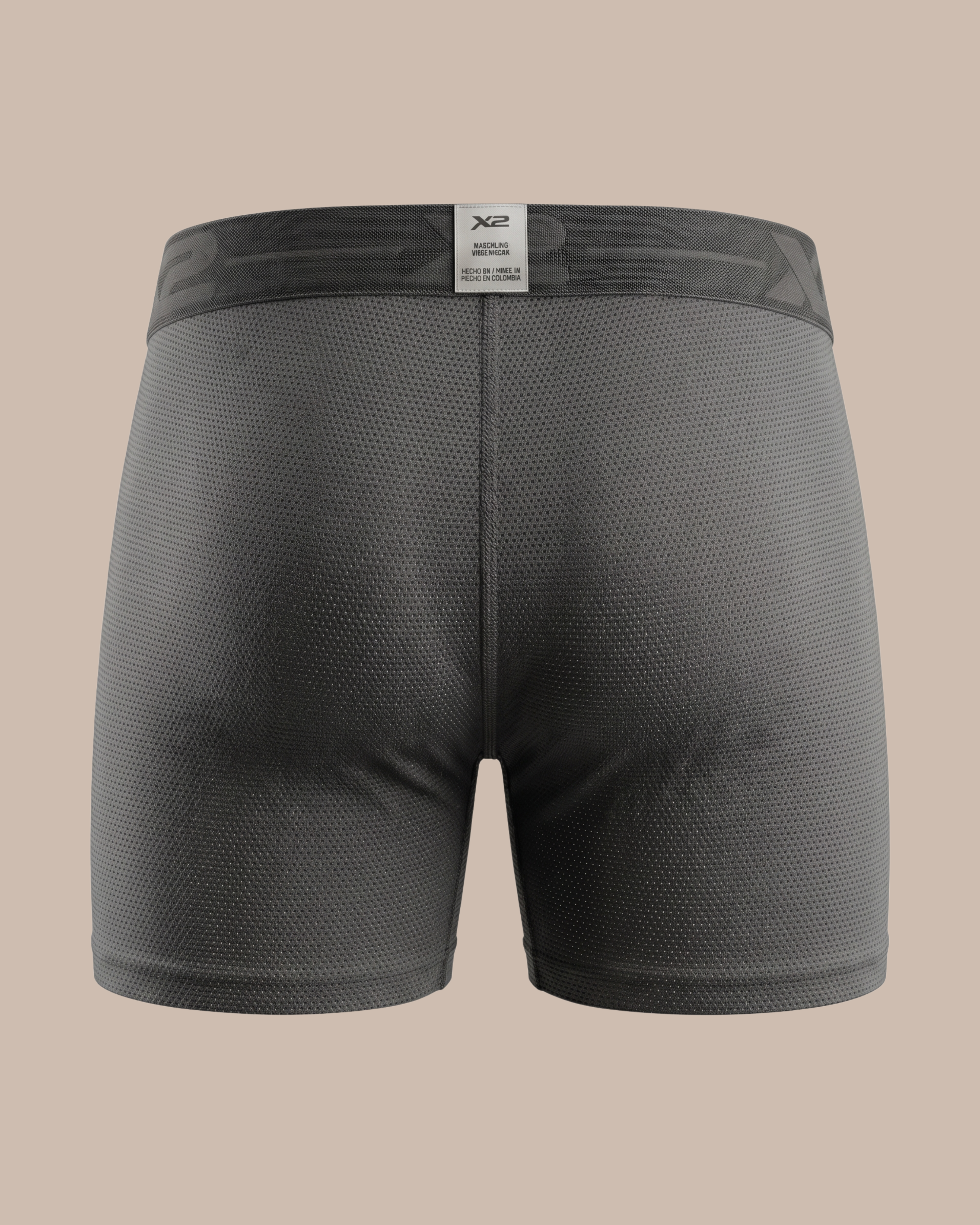 Medium Boxer Print Martino Grey X2