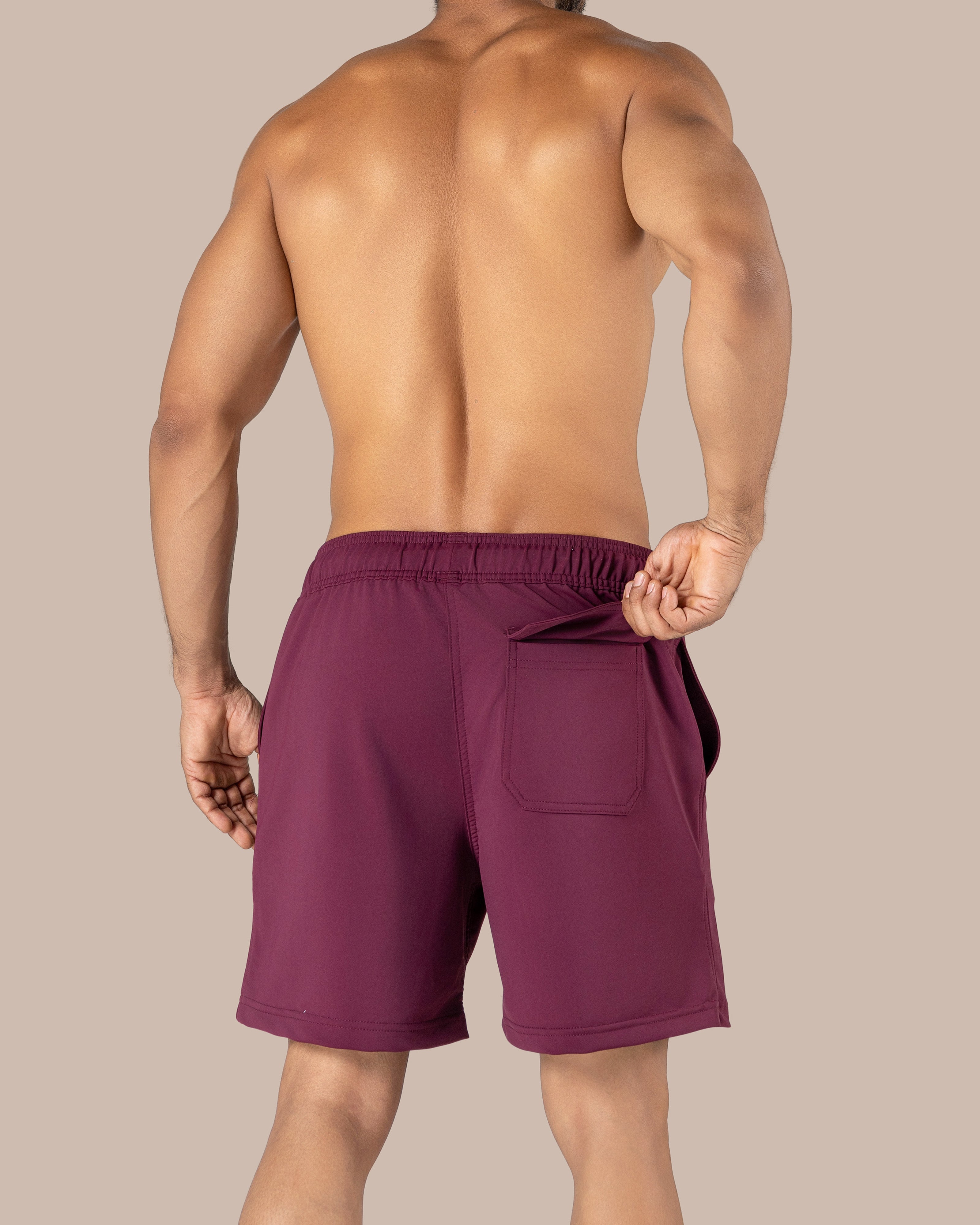 Swim Shorts Burgundy