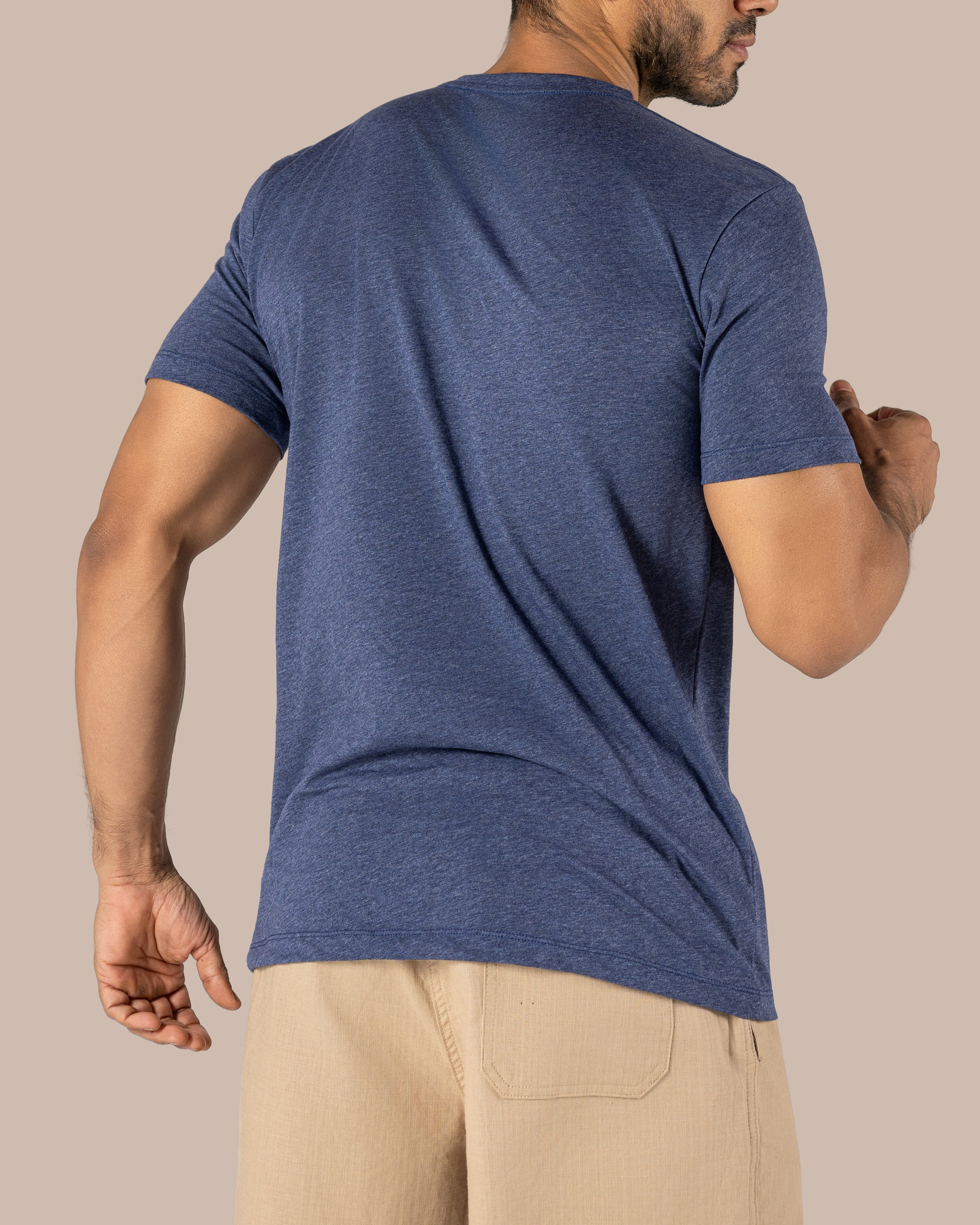Camiseta Cuello Redondo Parma Azul