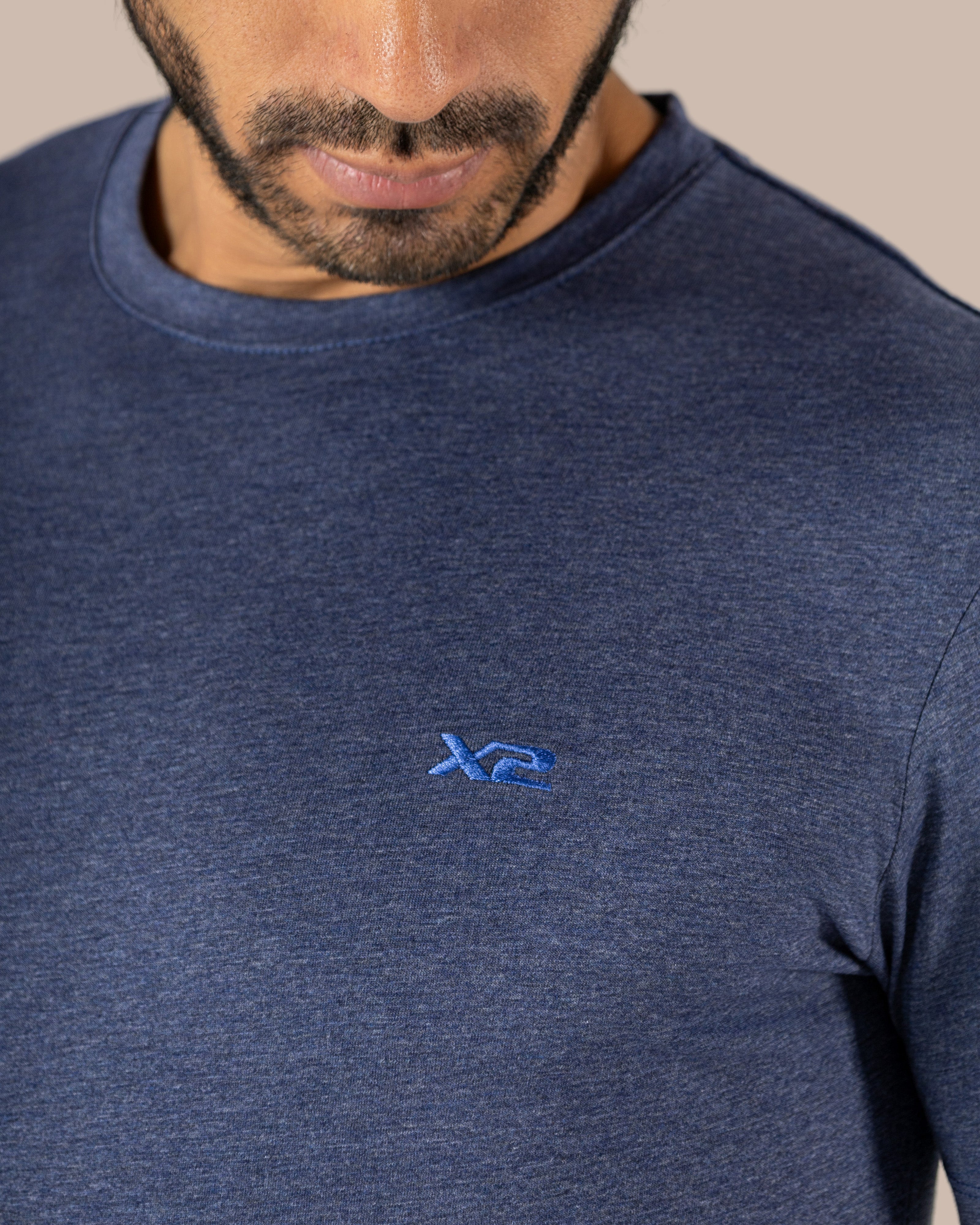 Camiseta Cuello Redondo Parma Azul