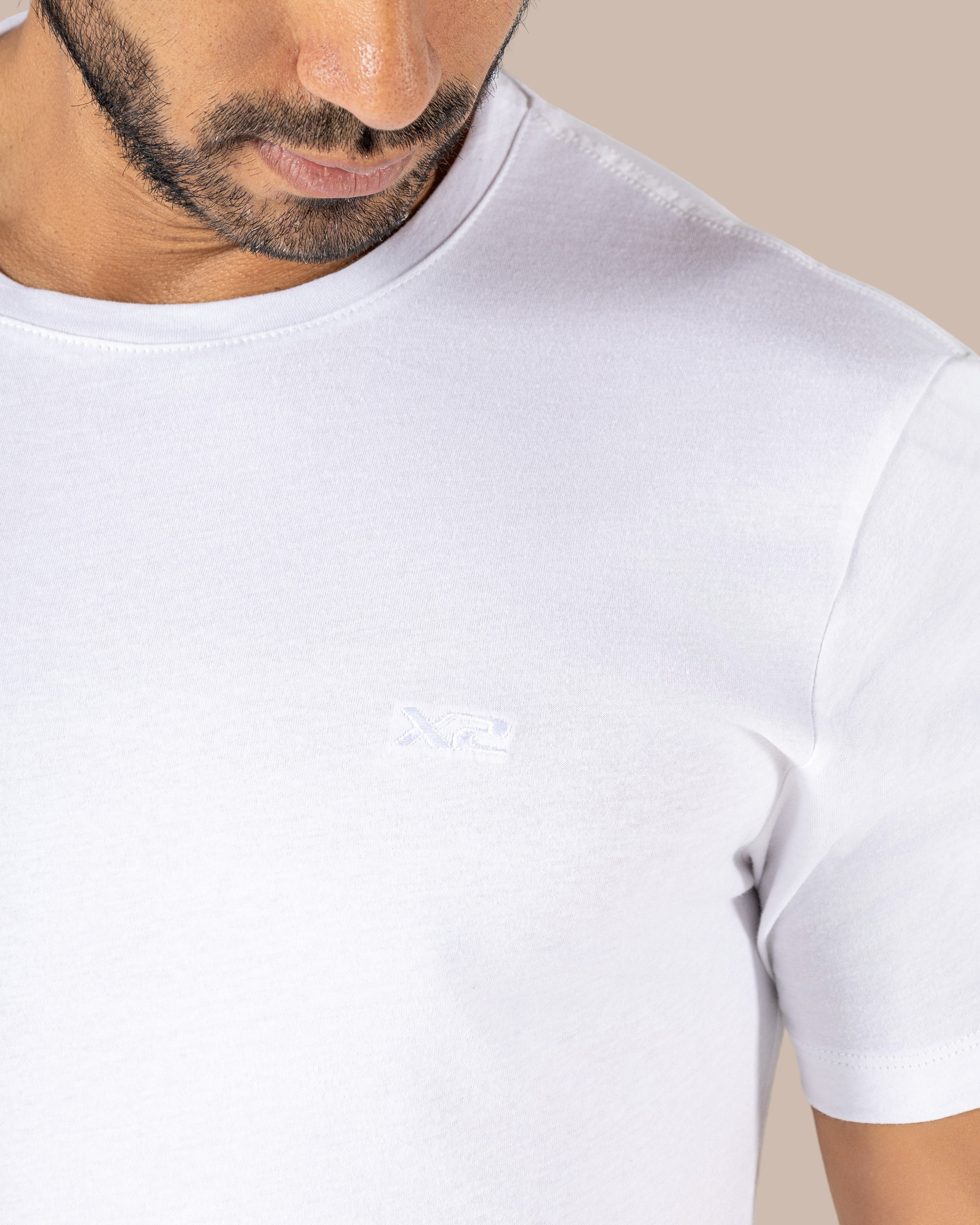 Camiseta Cuello Redondo Parma Blanco