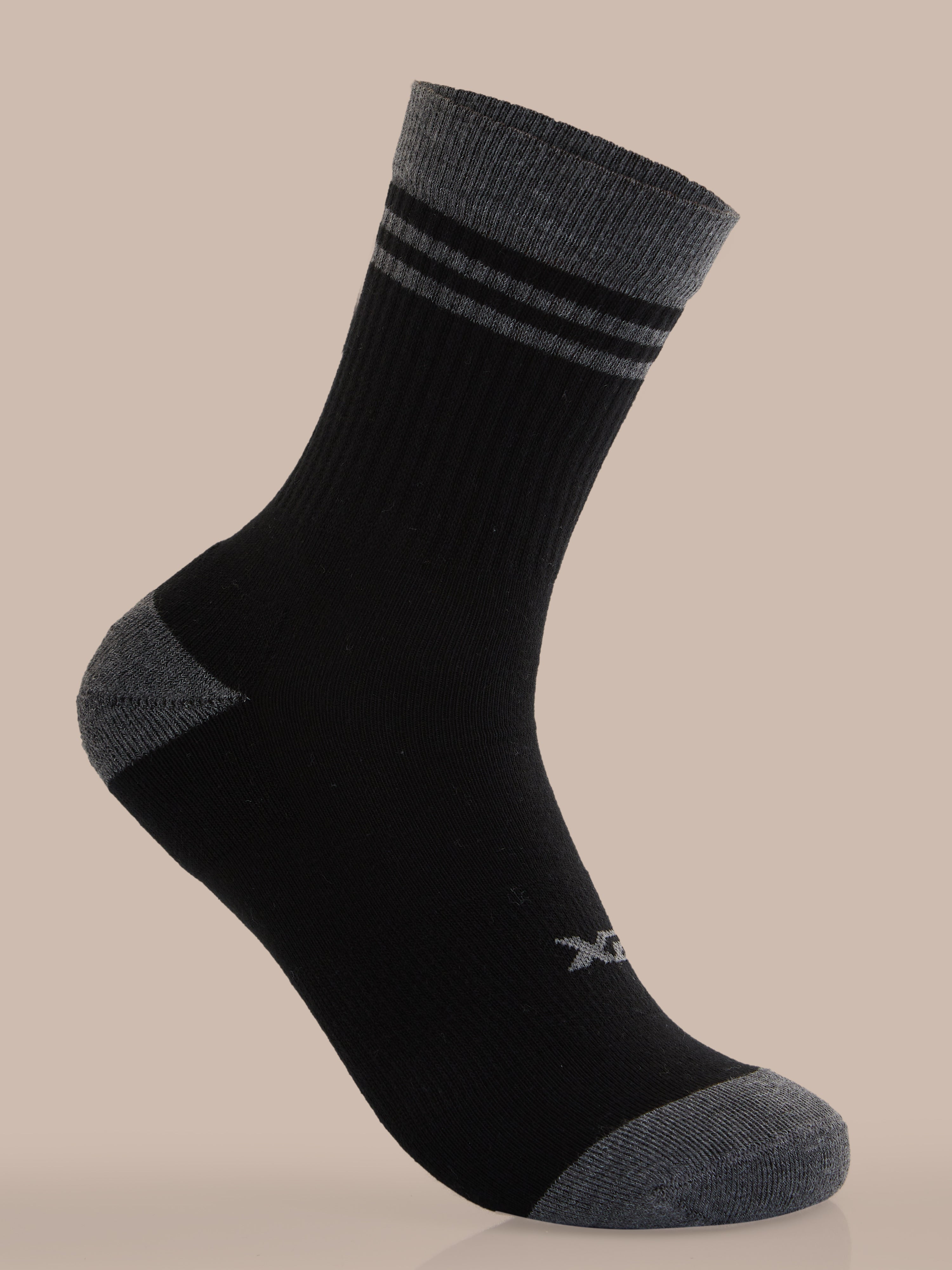 Stretch Crew Socks Parma Black