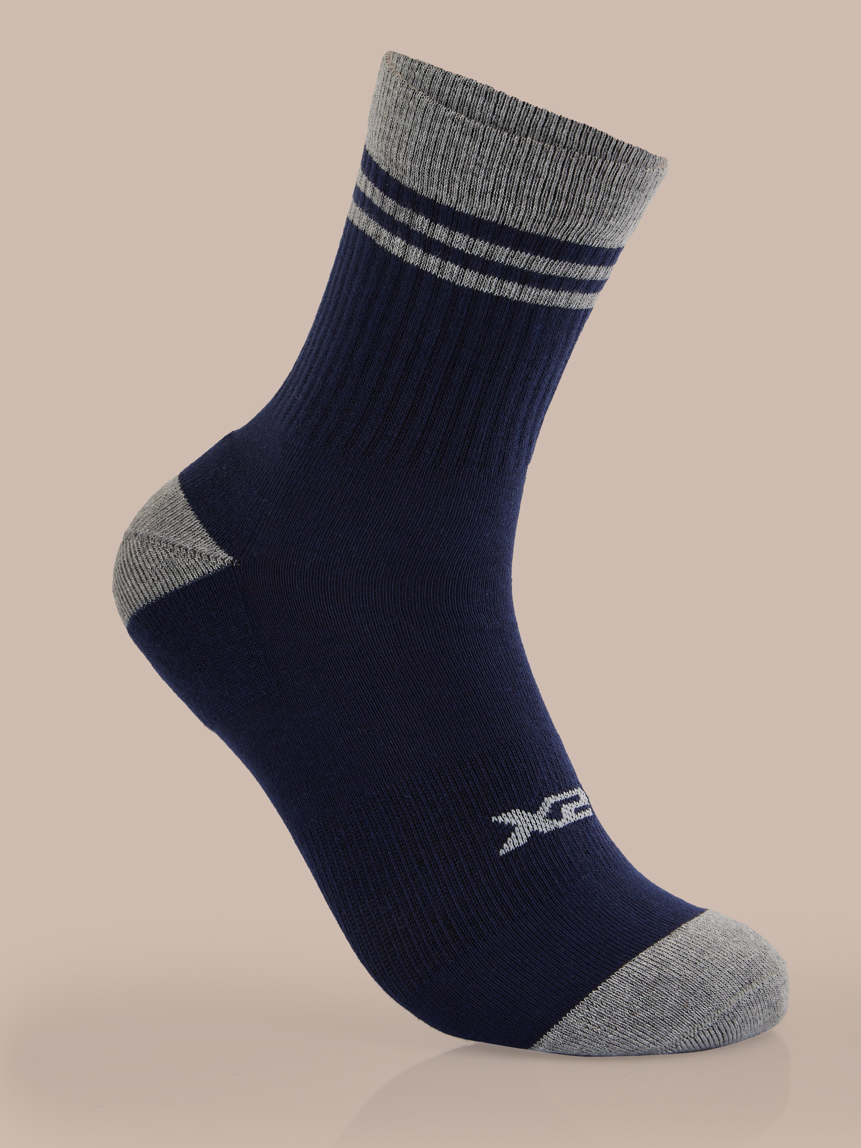 Stretch Crew Socks Parma Blue