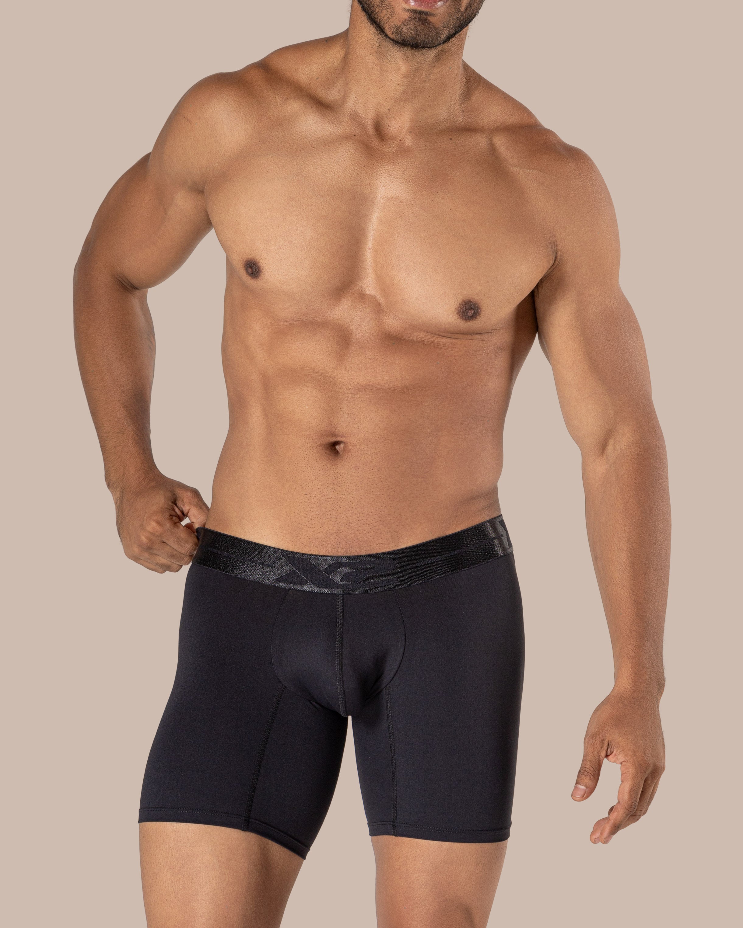 Medium Boxer Brief Lombardi Nylon Black