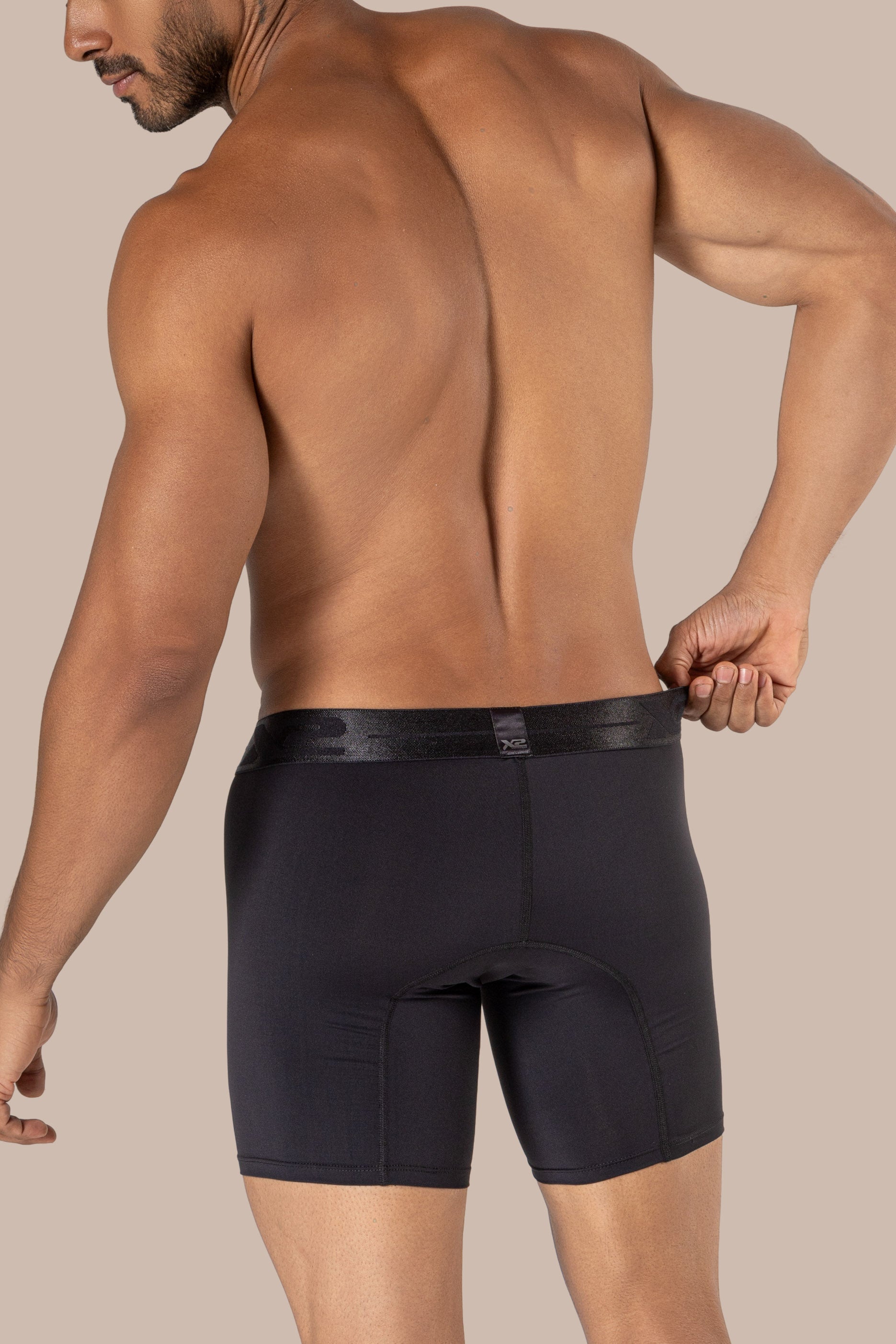 Medium Boxer Brief Lombardi Nylon Black