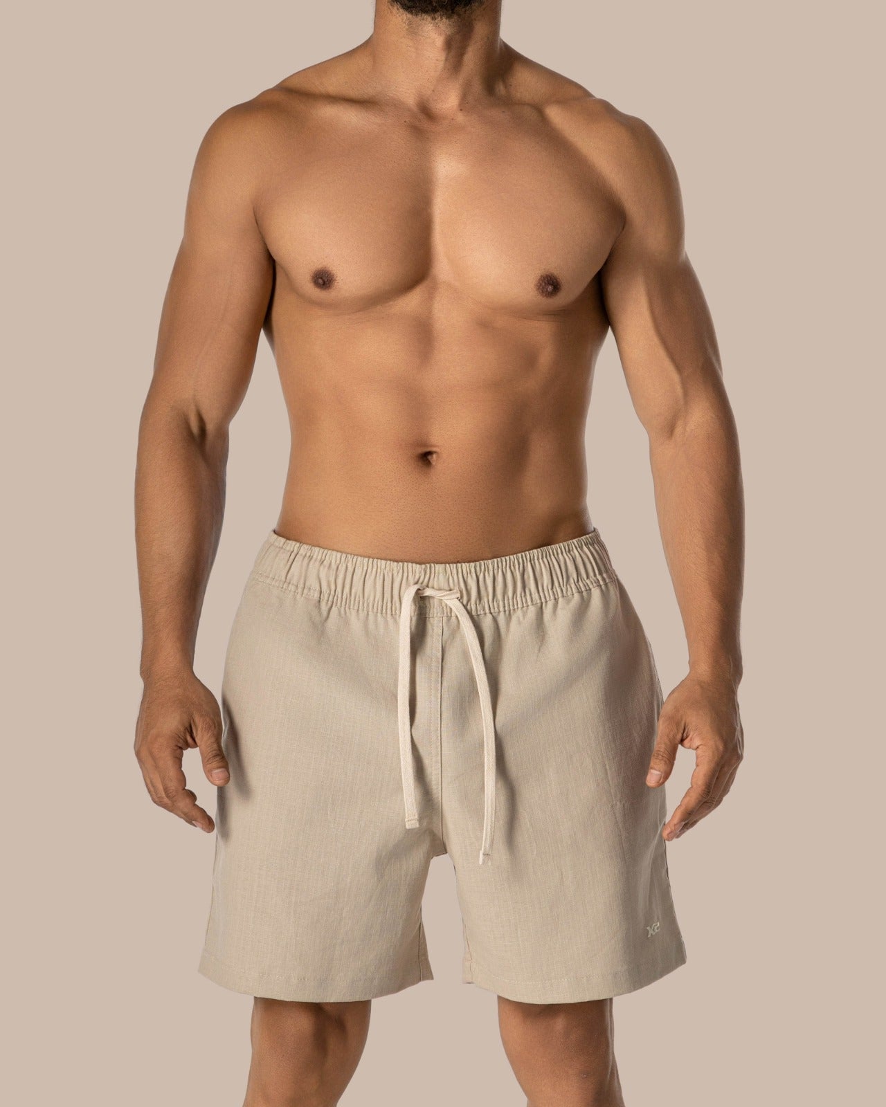 Pantaloneta Casual Beige
